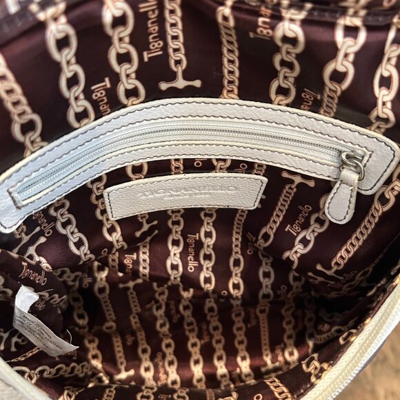 Tiganello Pebbled Leather Organizer Backpack